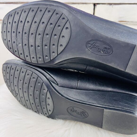 Euro Soft by Sofft Enid Black Vegan Leather Soft Soled Slip on Comfort Shoes 7M - Picture 7 of 8